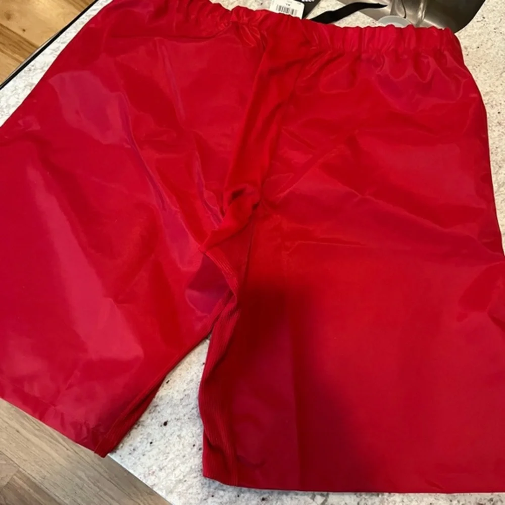 Adidas Men Red Lace Up Front Athletic‎ Hockey Shorts Sz XL